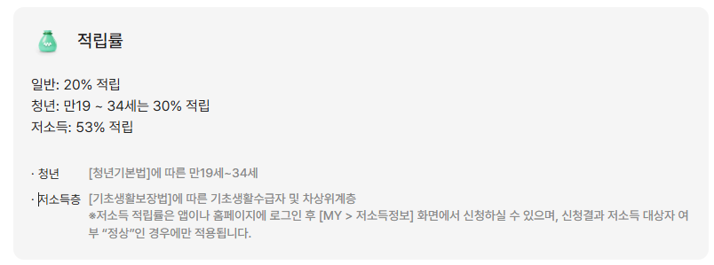 K-패스 적립률 조건