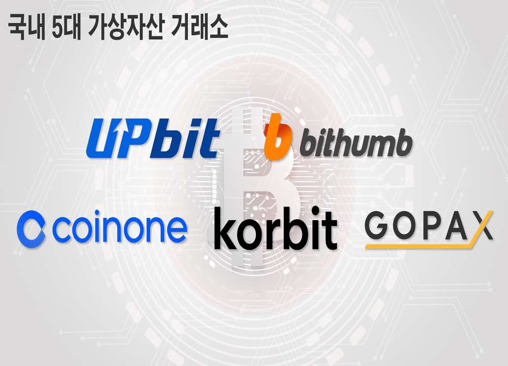 국내 코인거래소 TOP5