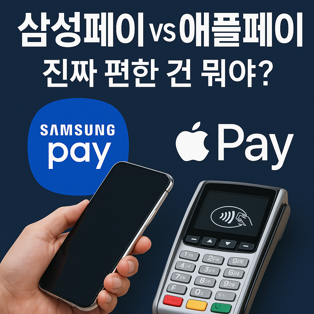 삼성페이 애플페이 비교