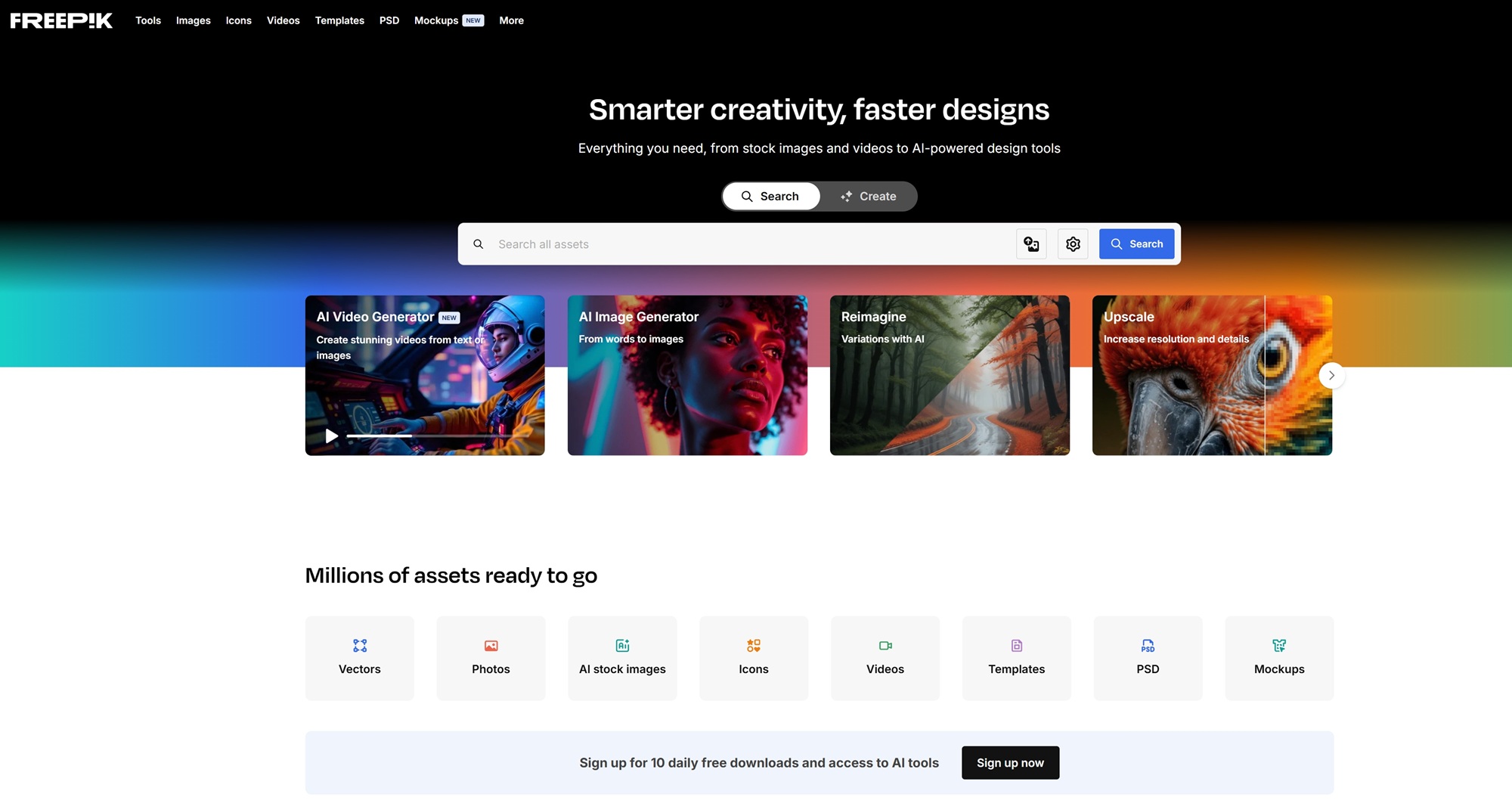 AI Image Generation Site Recommendation 3: Freepik