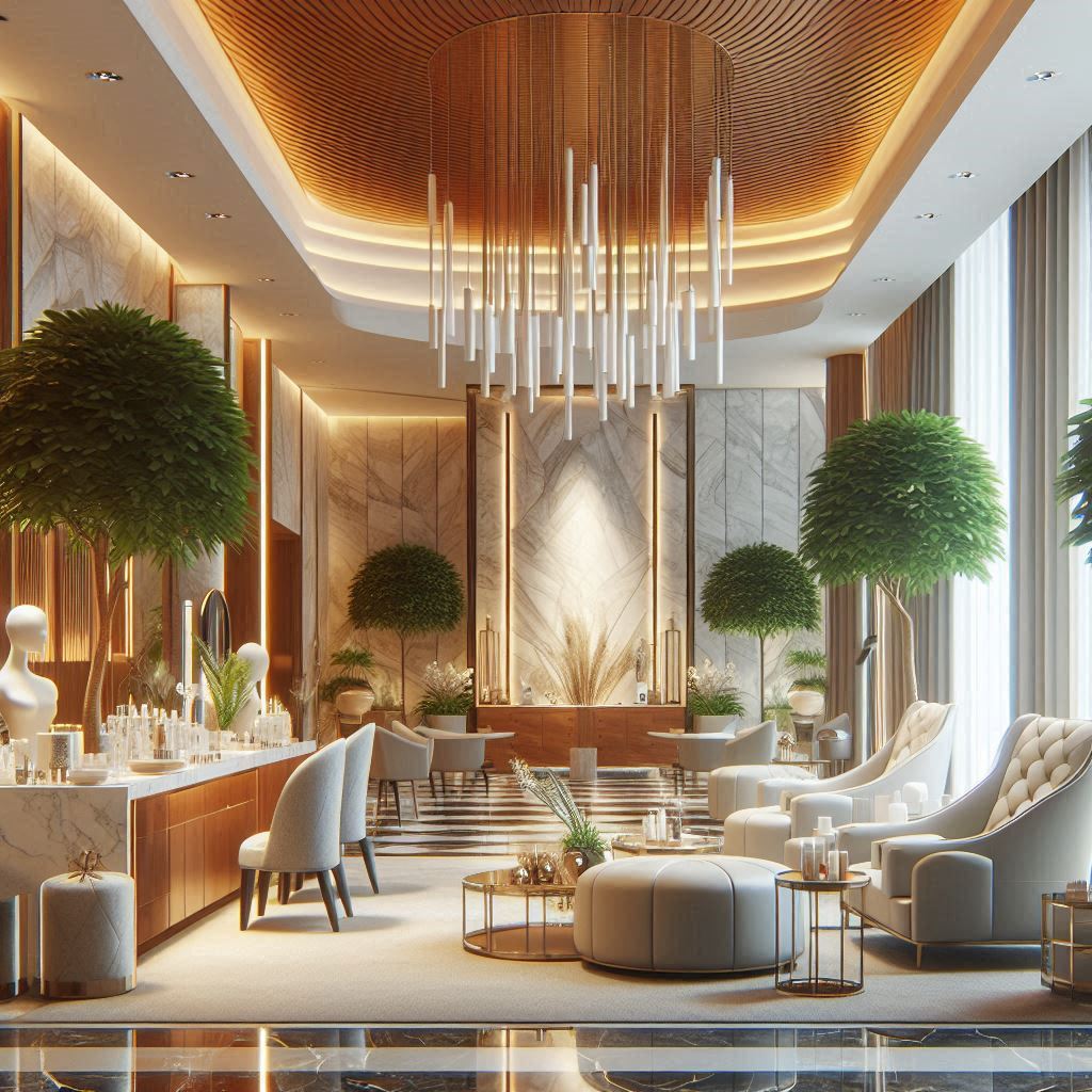 피부,체형관리 샵 배경