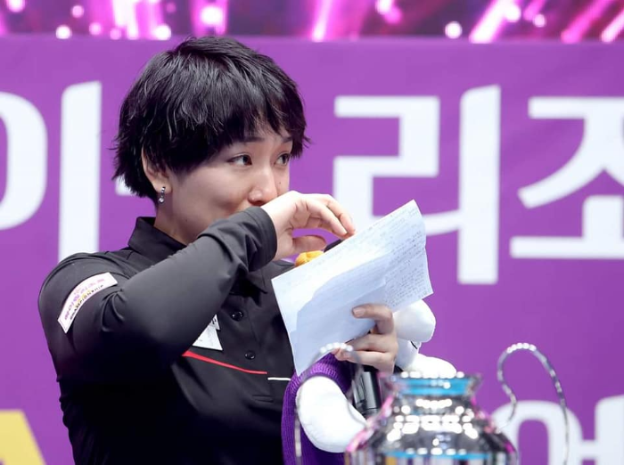 하이원리조트 LPBA 챔피언십 우승자 히가시우치 나츠미 (결승전 경기결과)
하이원리조트 LPBA 챔피언십 우승자 히가시우치 나츠미 선수의 인터뷰 모습