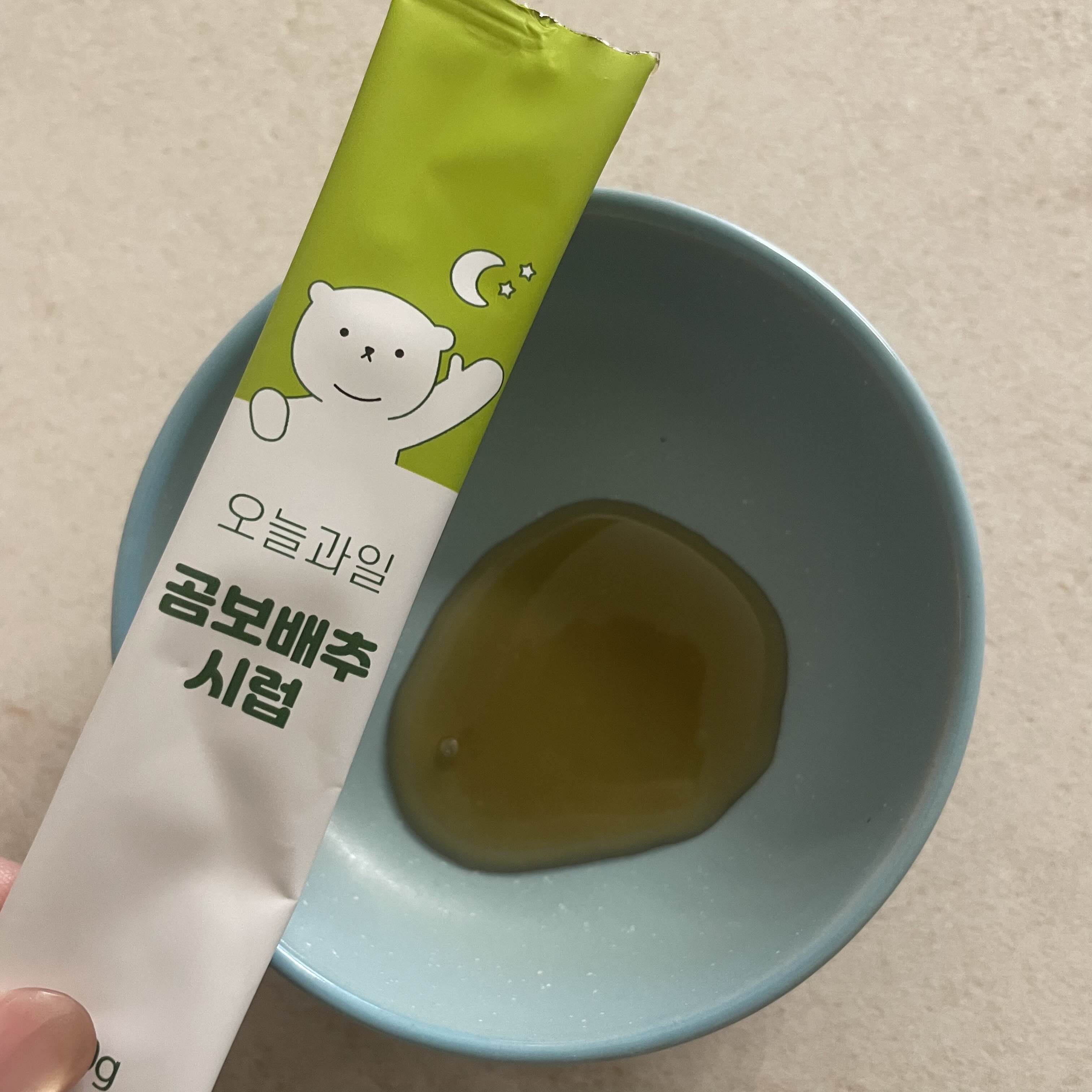 시럽 제형의 곰보배추