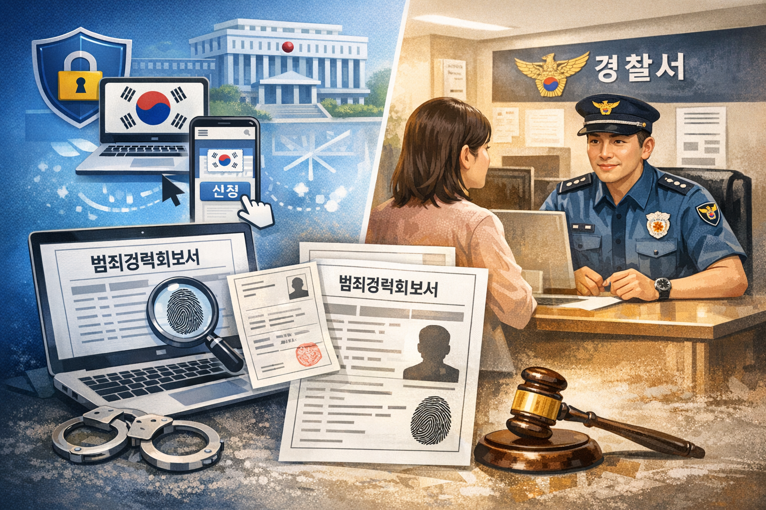 범죄경력회보서 발급