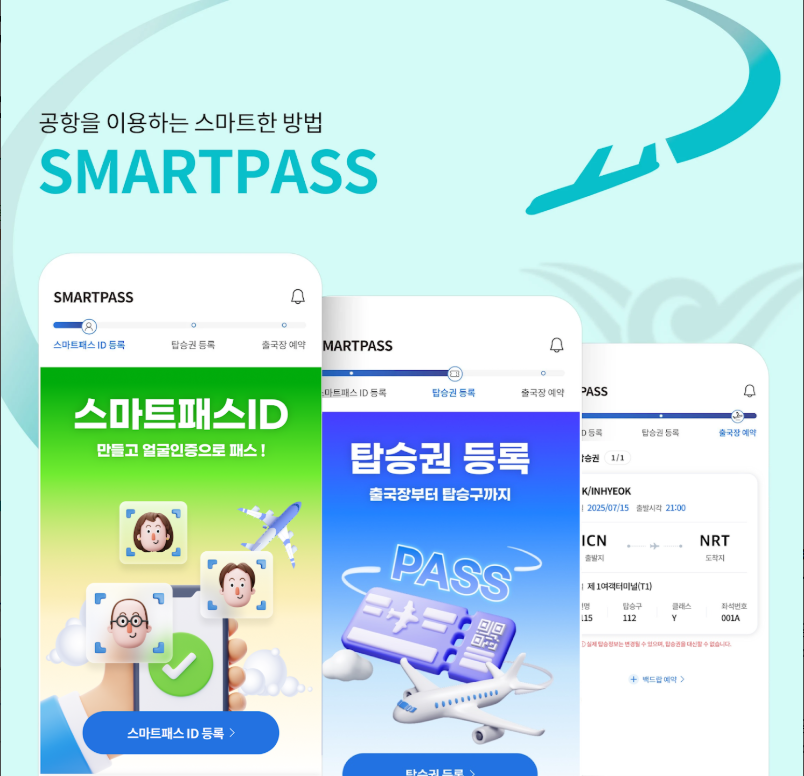인천공항 스마트패스 ID 등록, 모바일탑승권 스마트패스로 간편 출국