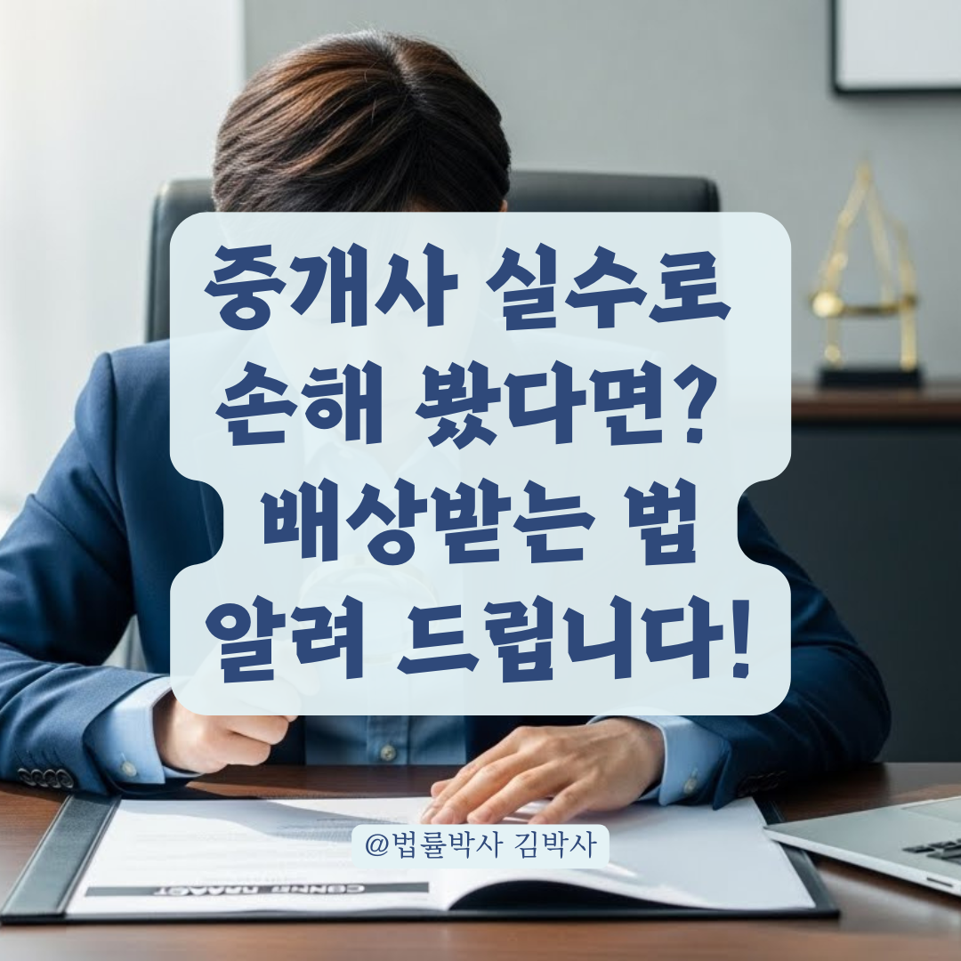 계약서 오류, 허위사실 유포 공인중개사! 손해배상 받아내는 완벽 가이드.