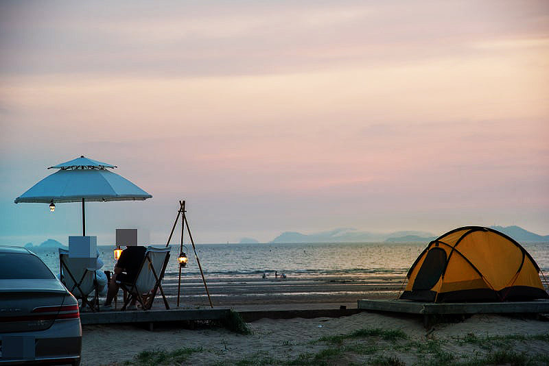 충청남도 태안군 몽산포 자동차야영장