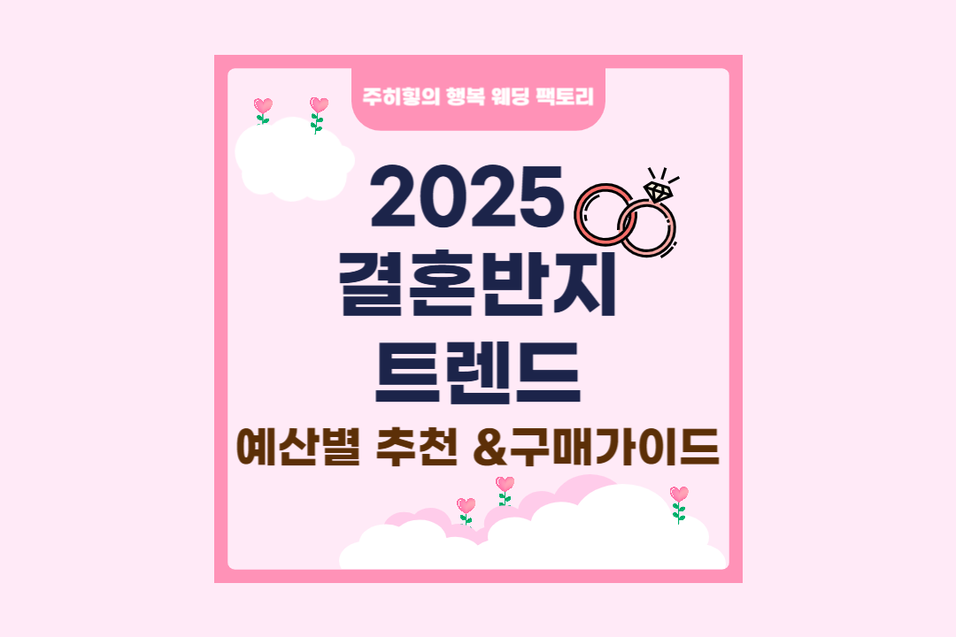 2025년 결혼반지 트렌드_썸네일