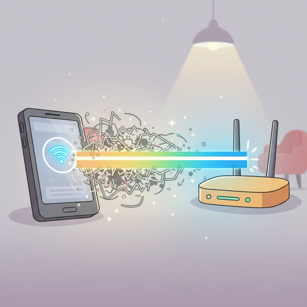 휴대폰 와이파이 IP 주소 오류 발생..