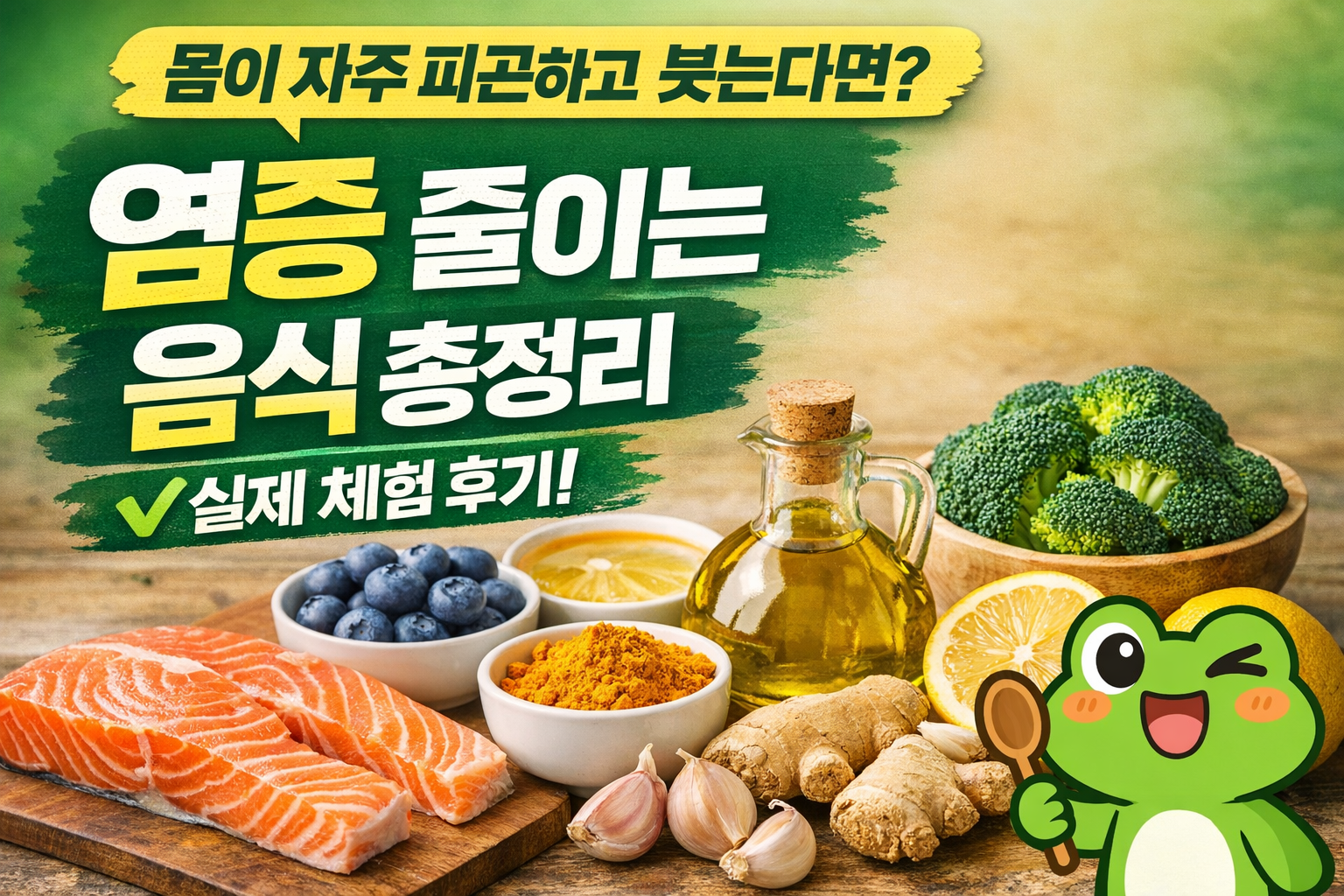 염증 줄이는 방법 총정리