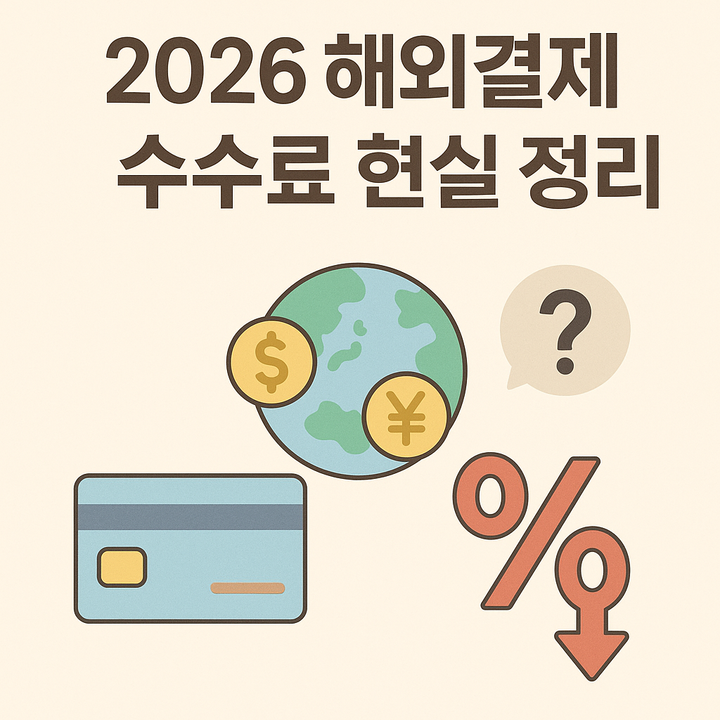 2026 해외 결제 수수료 폭등