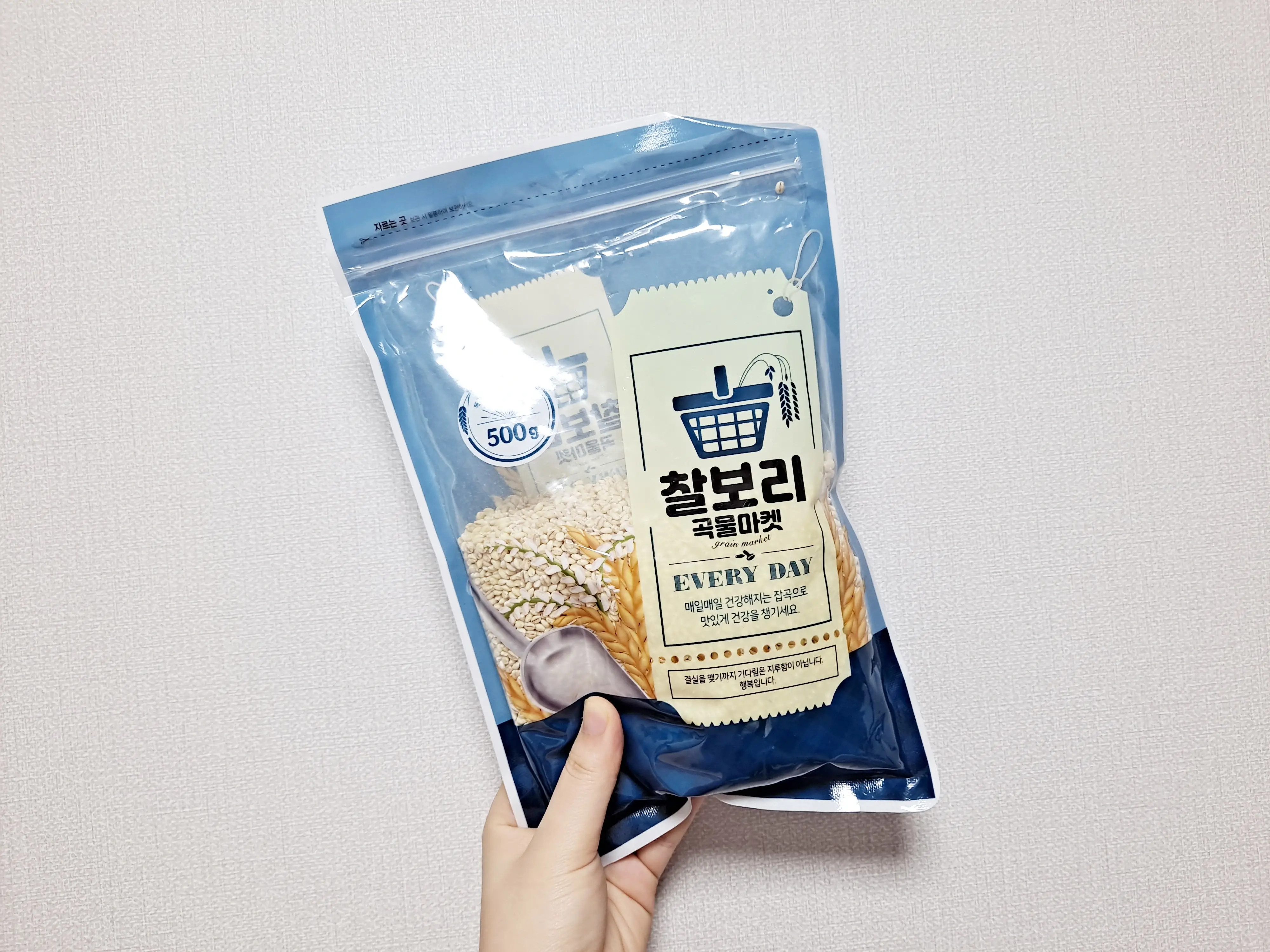  곡물마켓 찰보리 500g