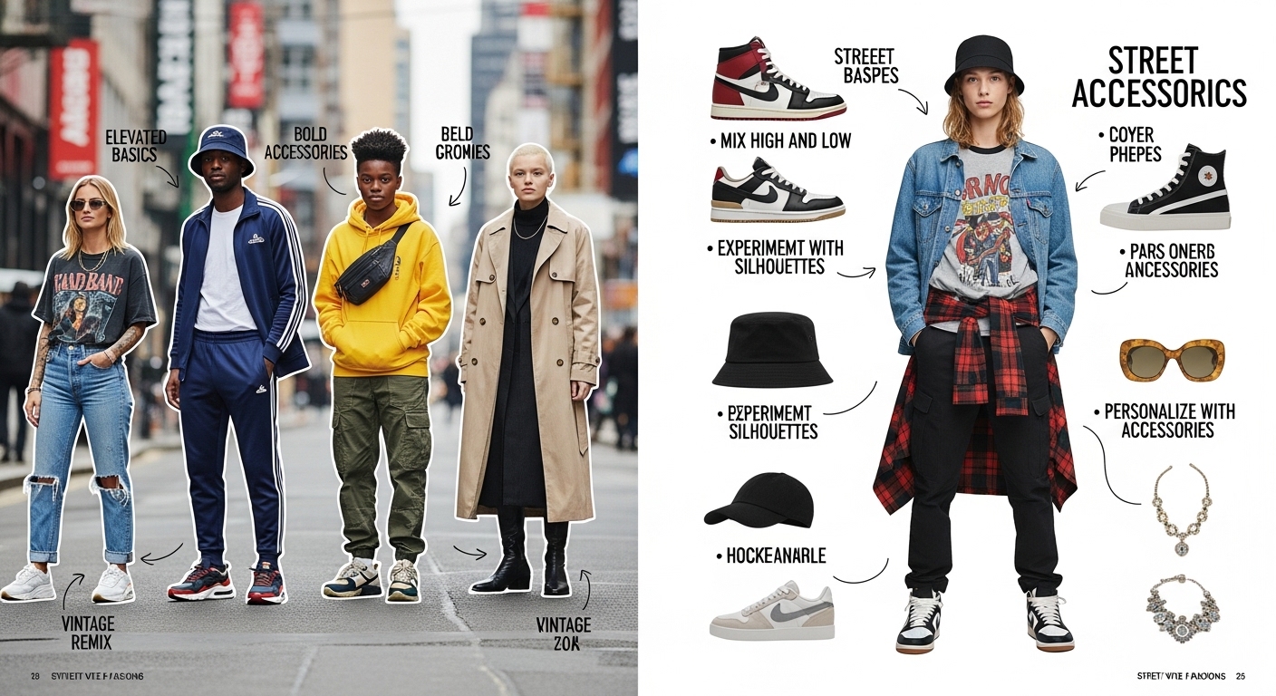 BTS 멤버들의 자유로운 사복 패션 스타일을 연상시키는 오버사이즈 스트릿 의류 이미지