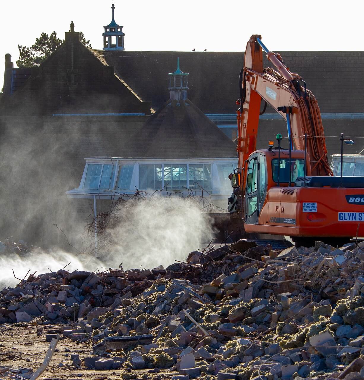 공사 현장: 땅 파기