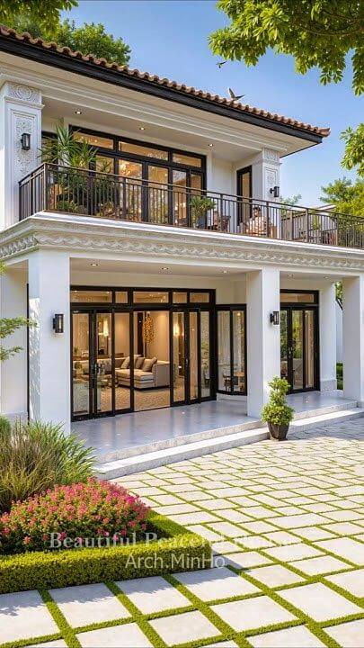 예쁜 이층집 사진