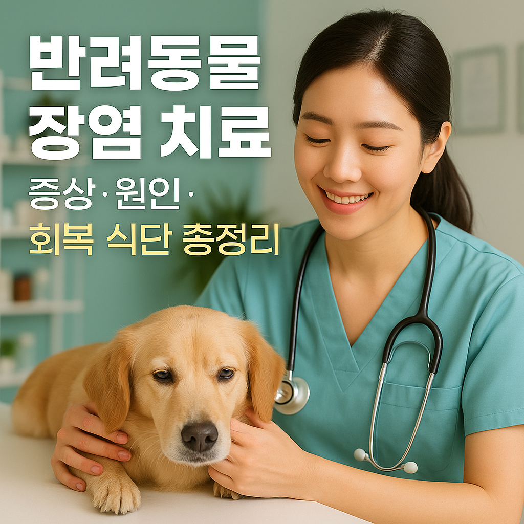 반려동물 장염 치료 가이드|증상·원인·회복 식단 총정리