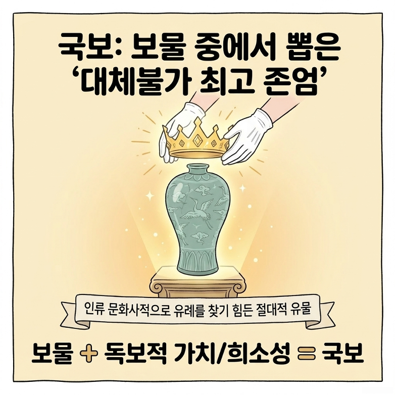 국보: 보물중에 최고 존엄