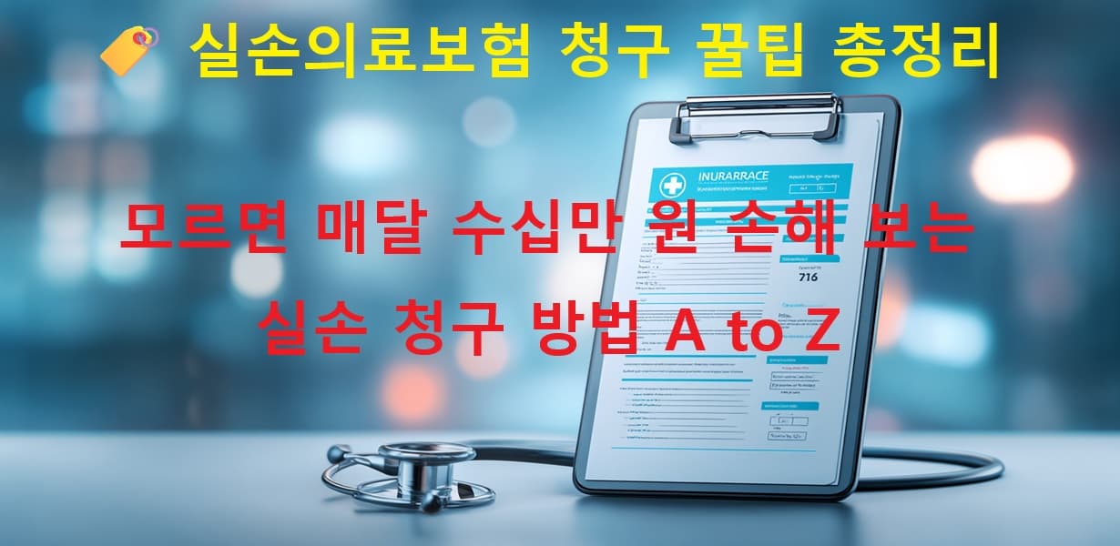 실손보험 청구 방법을 안내하는 썸네일 이미지