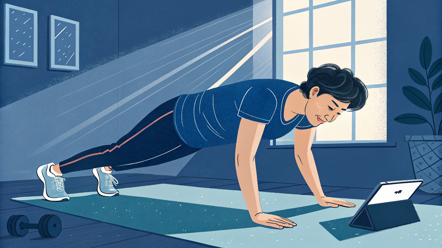 하루 10분 체중 감량 홈트 플랜