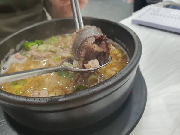 구경시장-충청도순대-마늘순대국