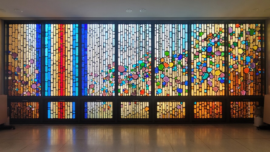 압구정동성당 스테인드글라스