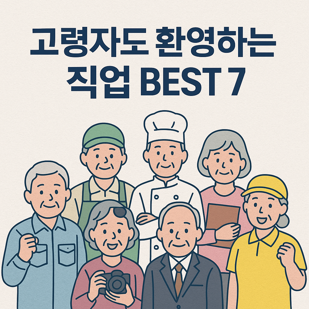 고령자도 환영하는 직업 BEST 7 사진