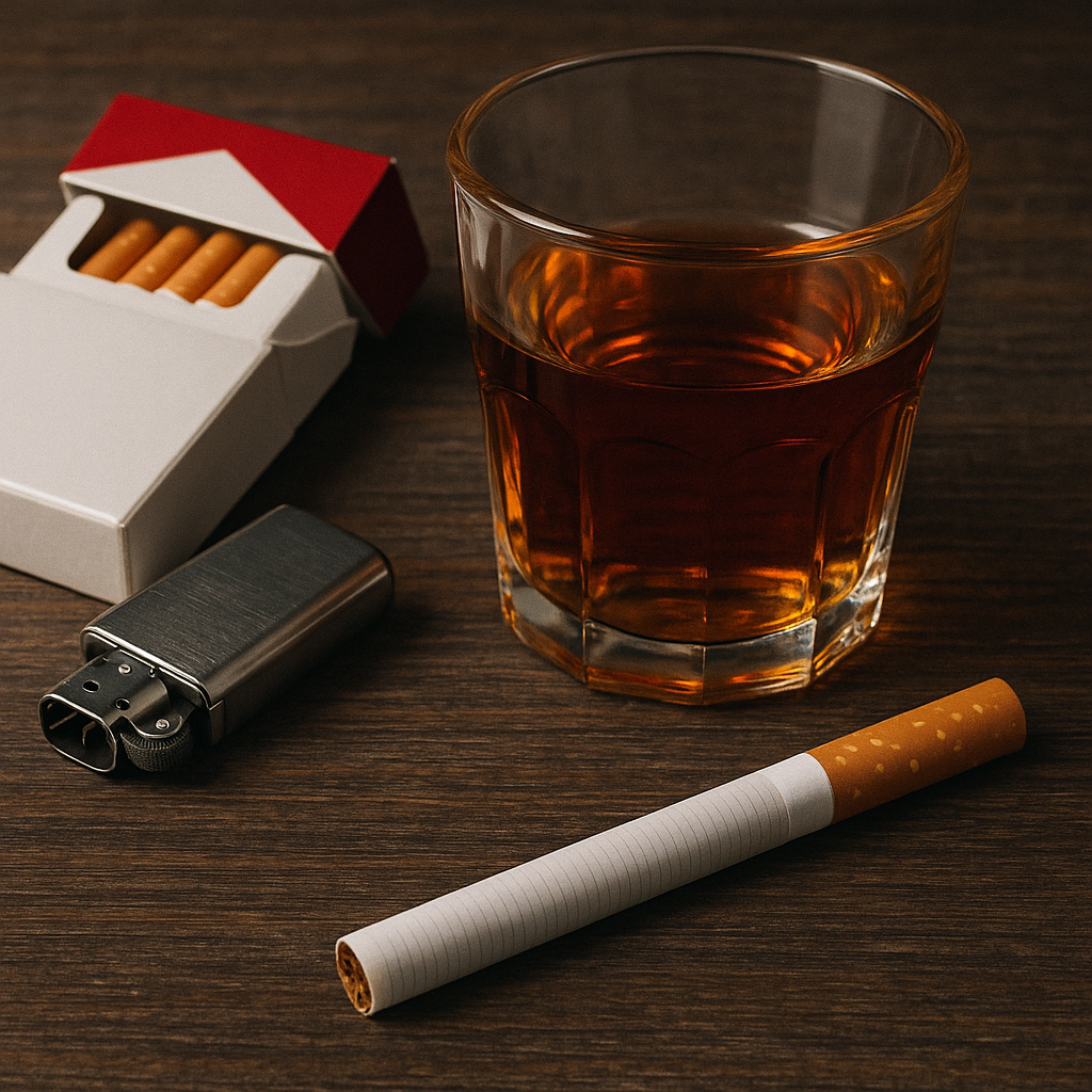 염증을 부르는 음식과 습관 : 술 , 담배