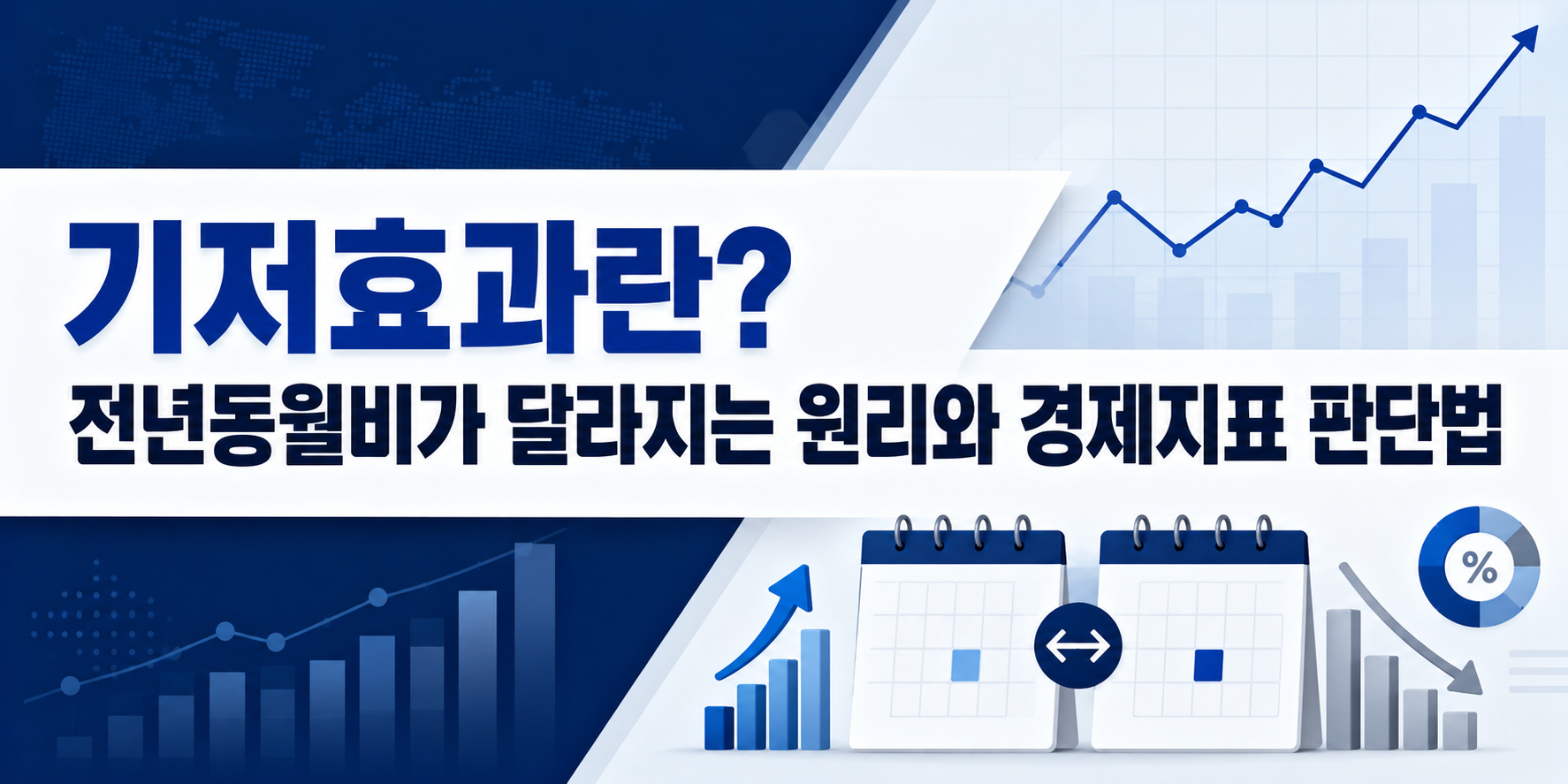 기저효과란 전년동월비가 달라지는 원리와 경제지표 판단법