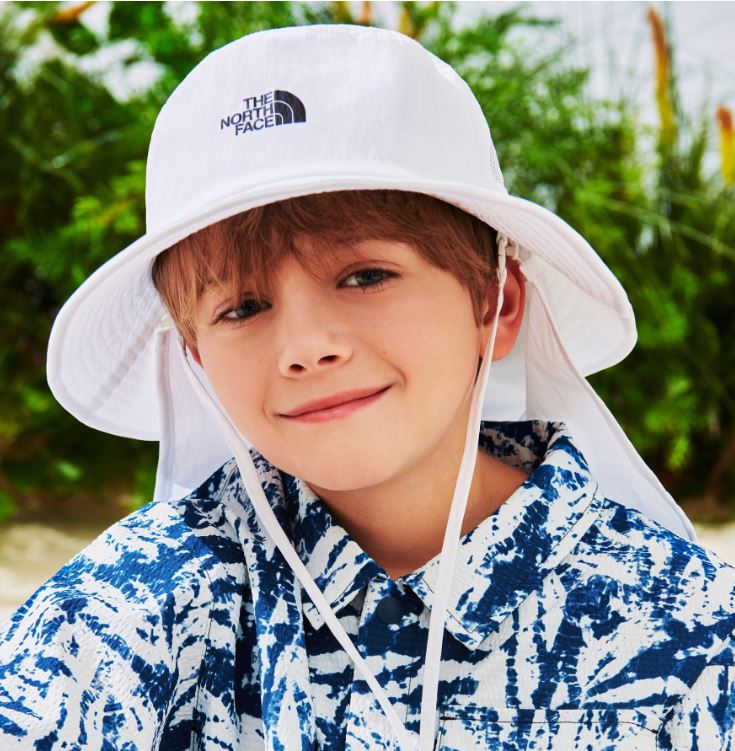 노스페이스 플랩캡 화이트