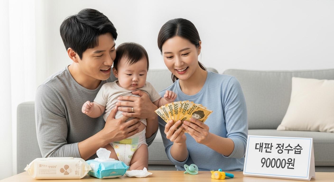 기저귀 9만원 지원