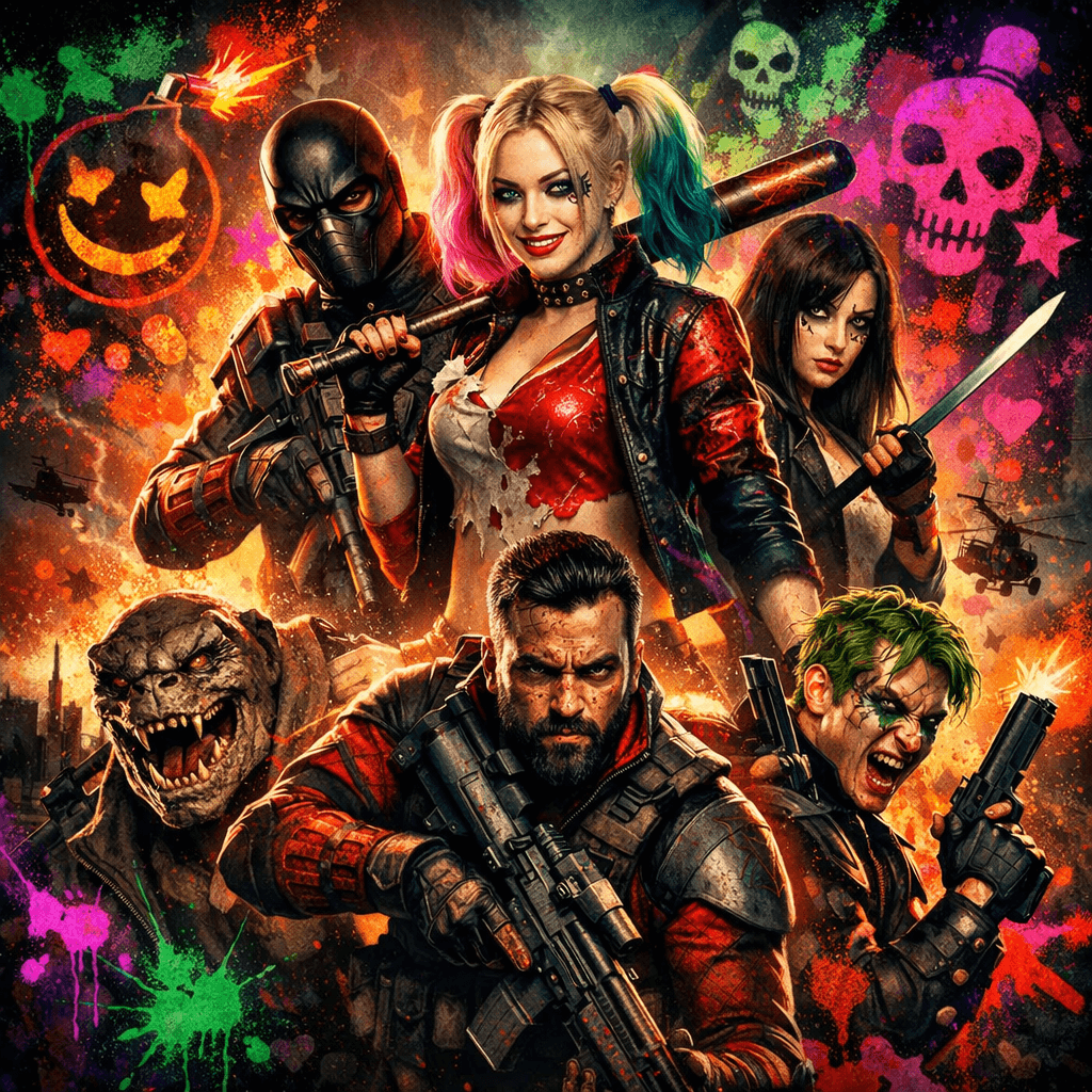 수어사이드 스쿼드 1 포스터