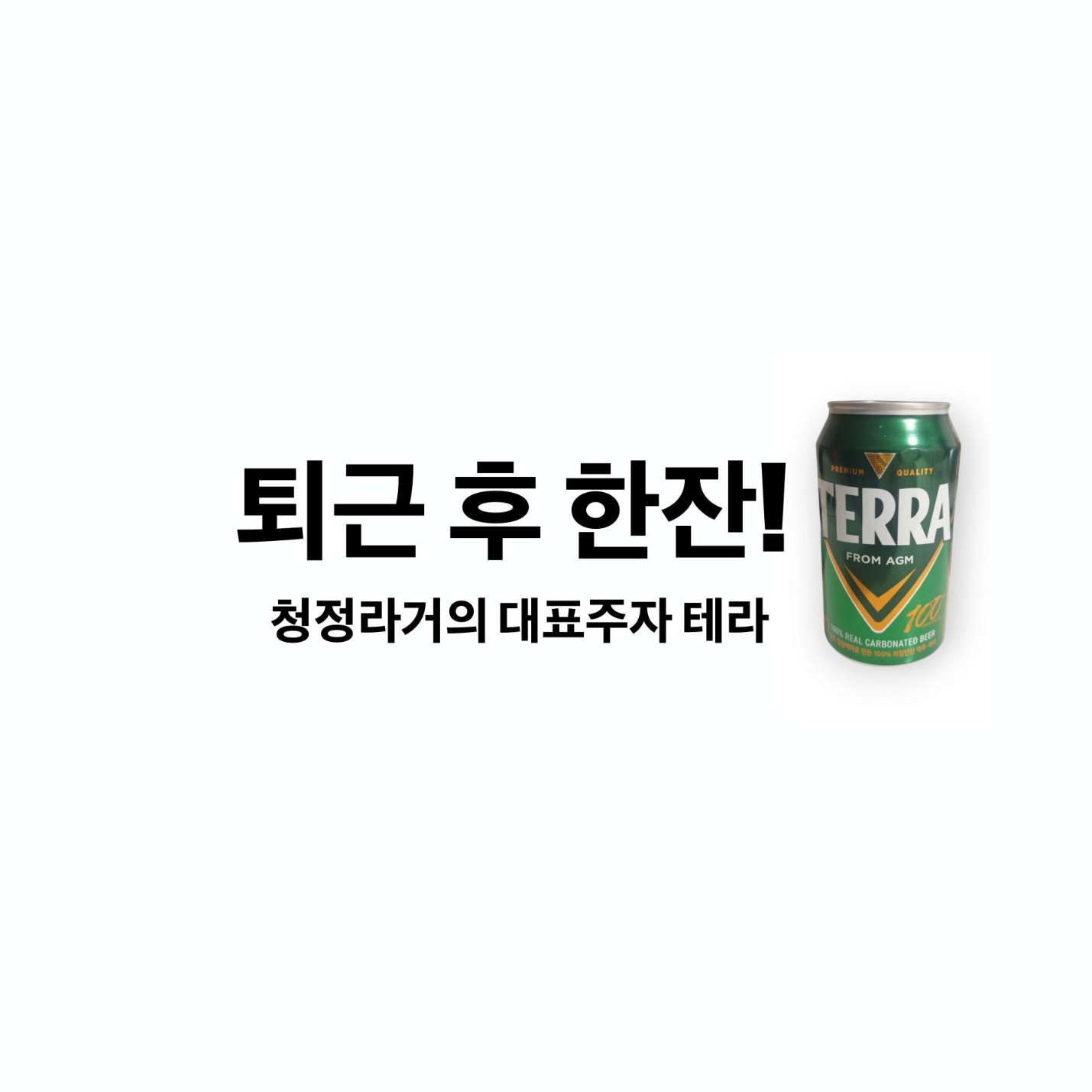 퇴근 맥주 테라