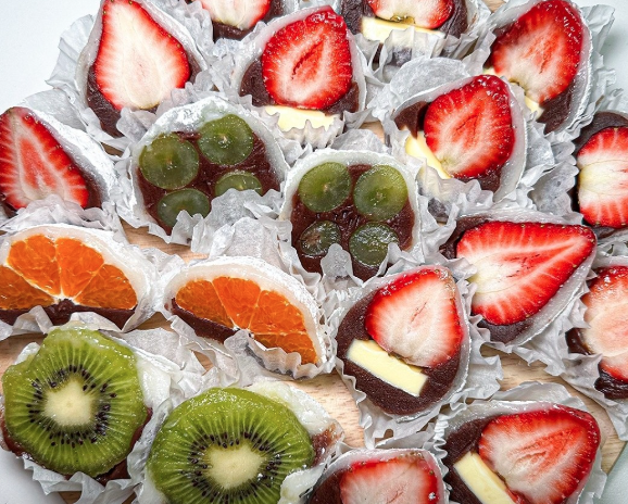 여수 대표 디저트, 서녹씨 딸기 모찌