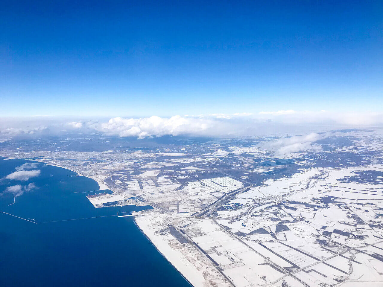 삿포로 항공궈 시내 전경