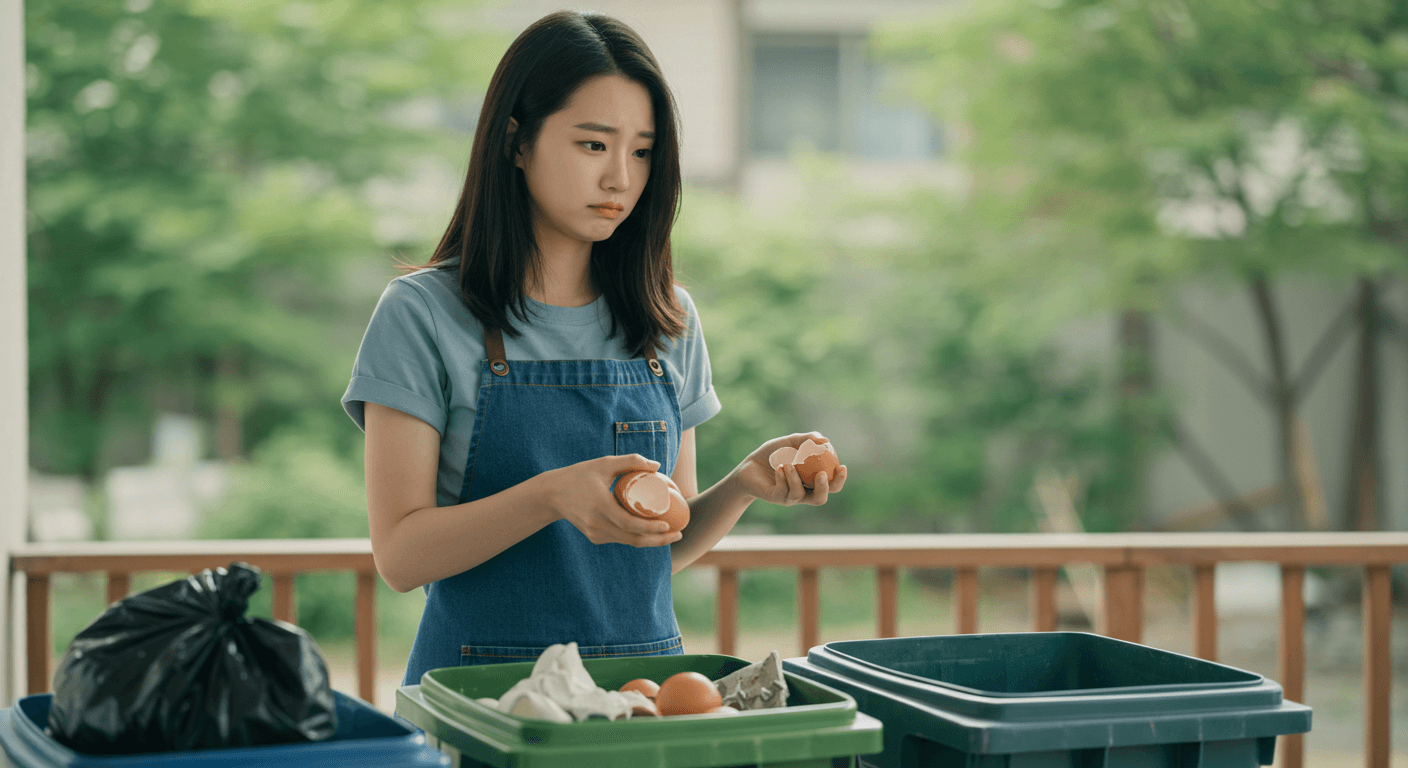 2025 음식물 쓰레기 기준 강화 계란껍질 음식물 쓰레기 계란껍질 일반 쓰레기 음식물 쓰레기 구분법 헷갈리는 쓰레기 분리수거 이물질 쓰레기 혼합 과태료 조개껍데기 분리배출 분리수거 오분류 벌금 지자체 음식물 쓰레기 규정 생활폐기물 분류 기준