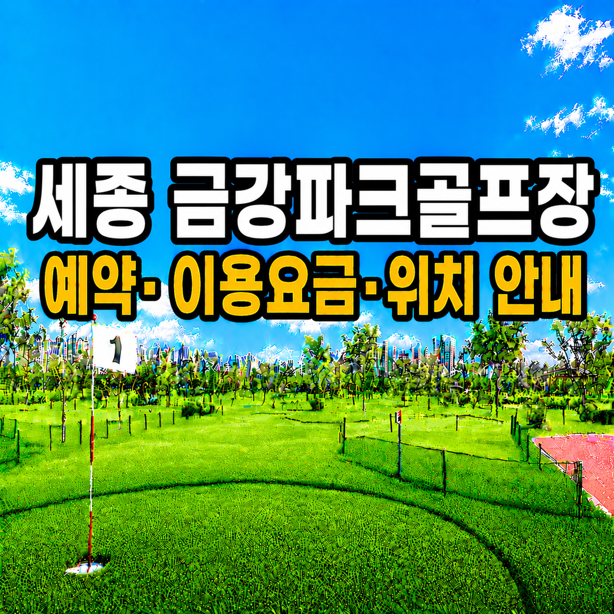 세종 금강파크골프장 예약하는 법&middot;이용요금&middot;위치 한눈에 정리