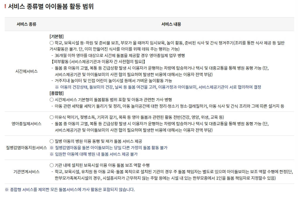 아이돌보미