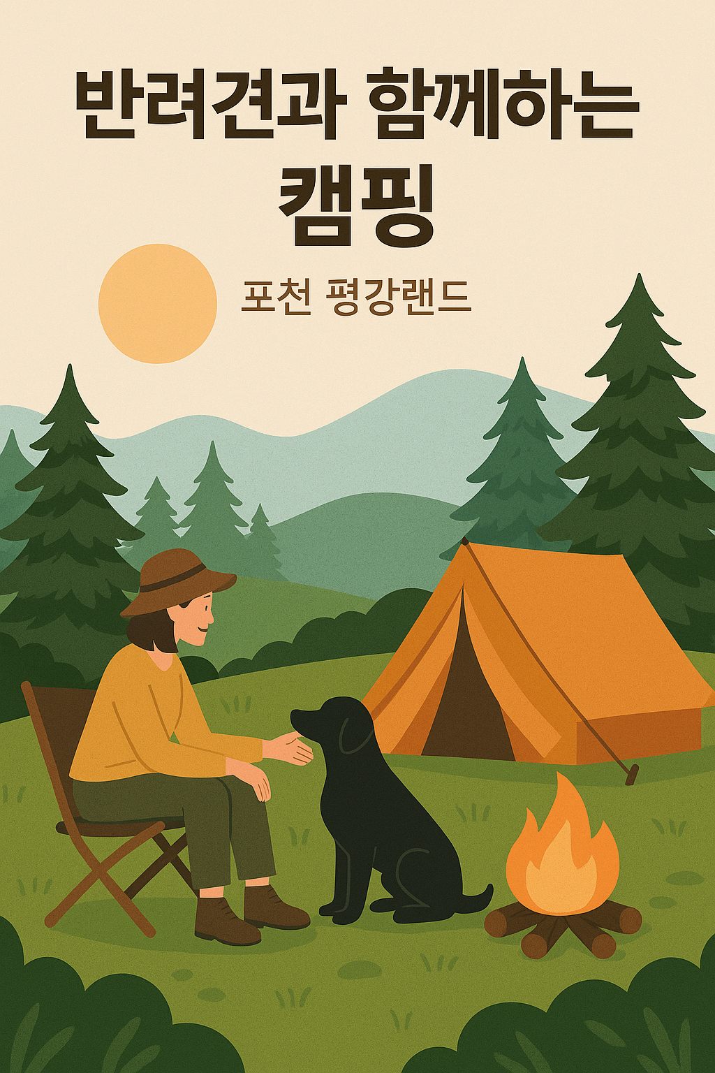 [반려견 동반, 가족 여행지]평강랜드❘아이들과 함께하는 반려견 놀이터, 캠핑장