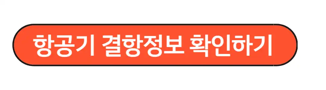 항공기결항정보 확인