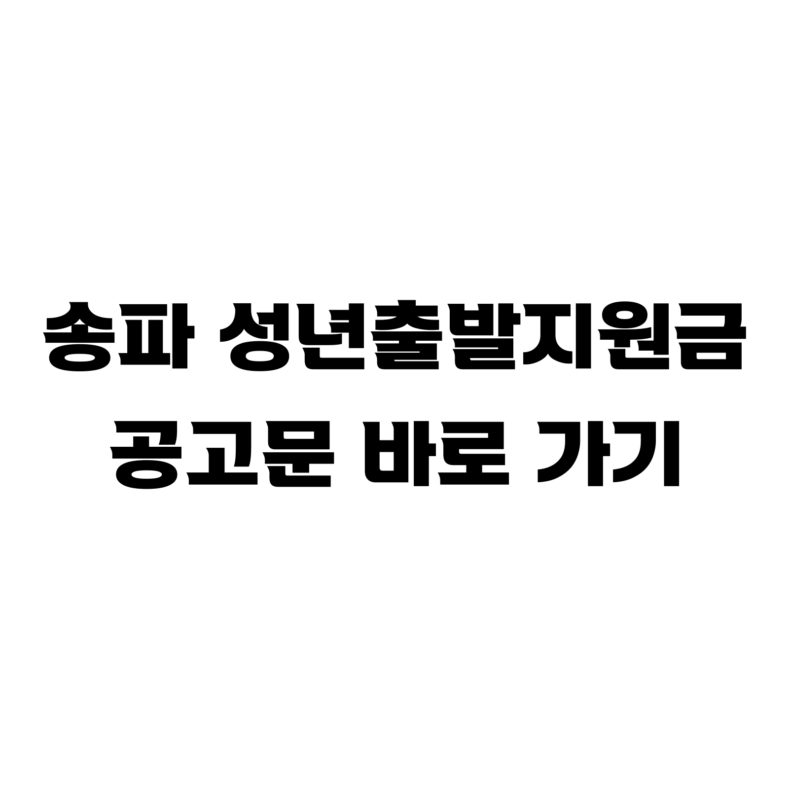 송파-성년출발지원금-공고문-바로가기