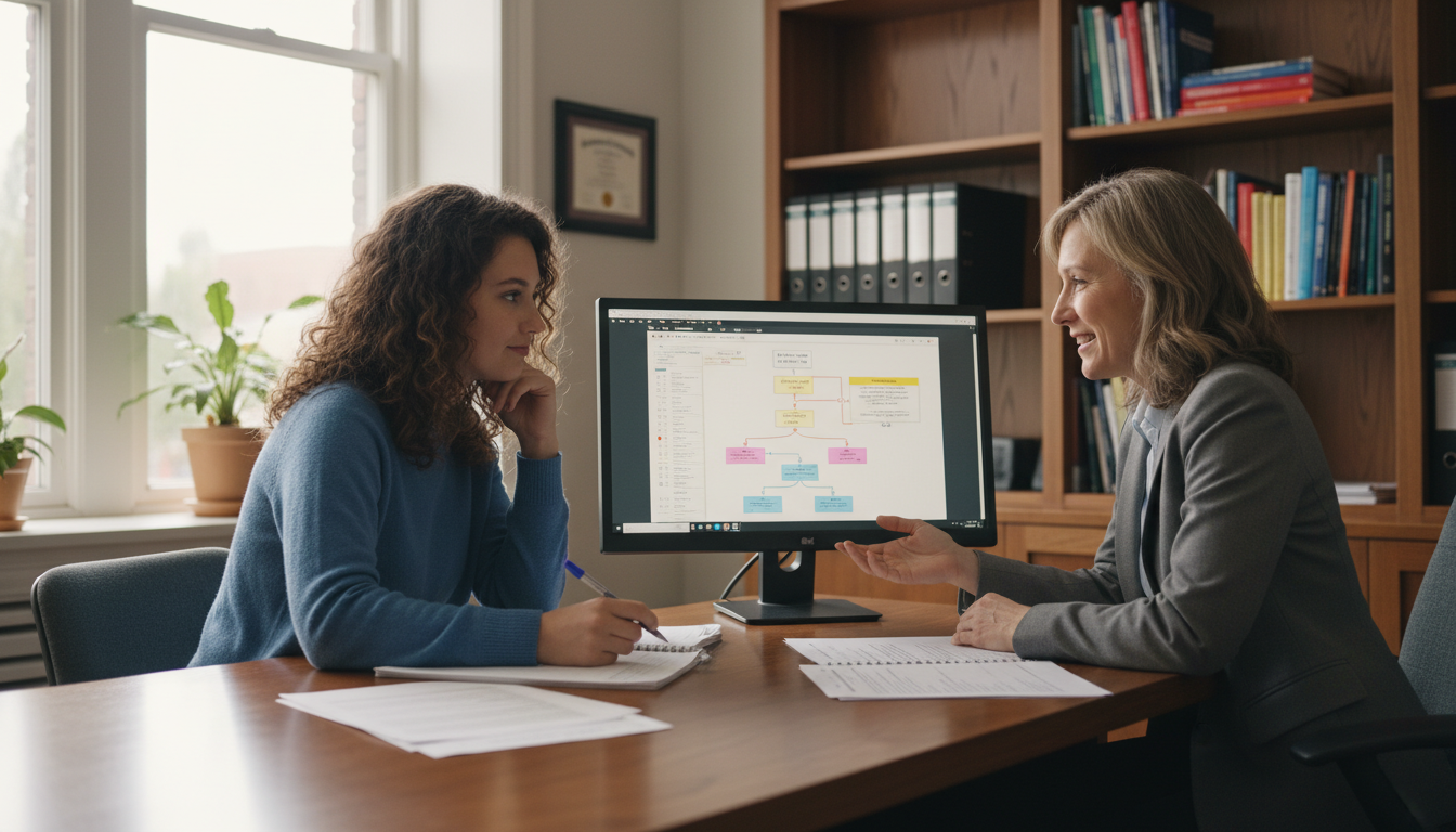 미국대학 진학 상담사진