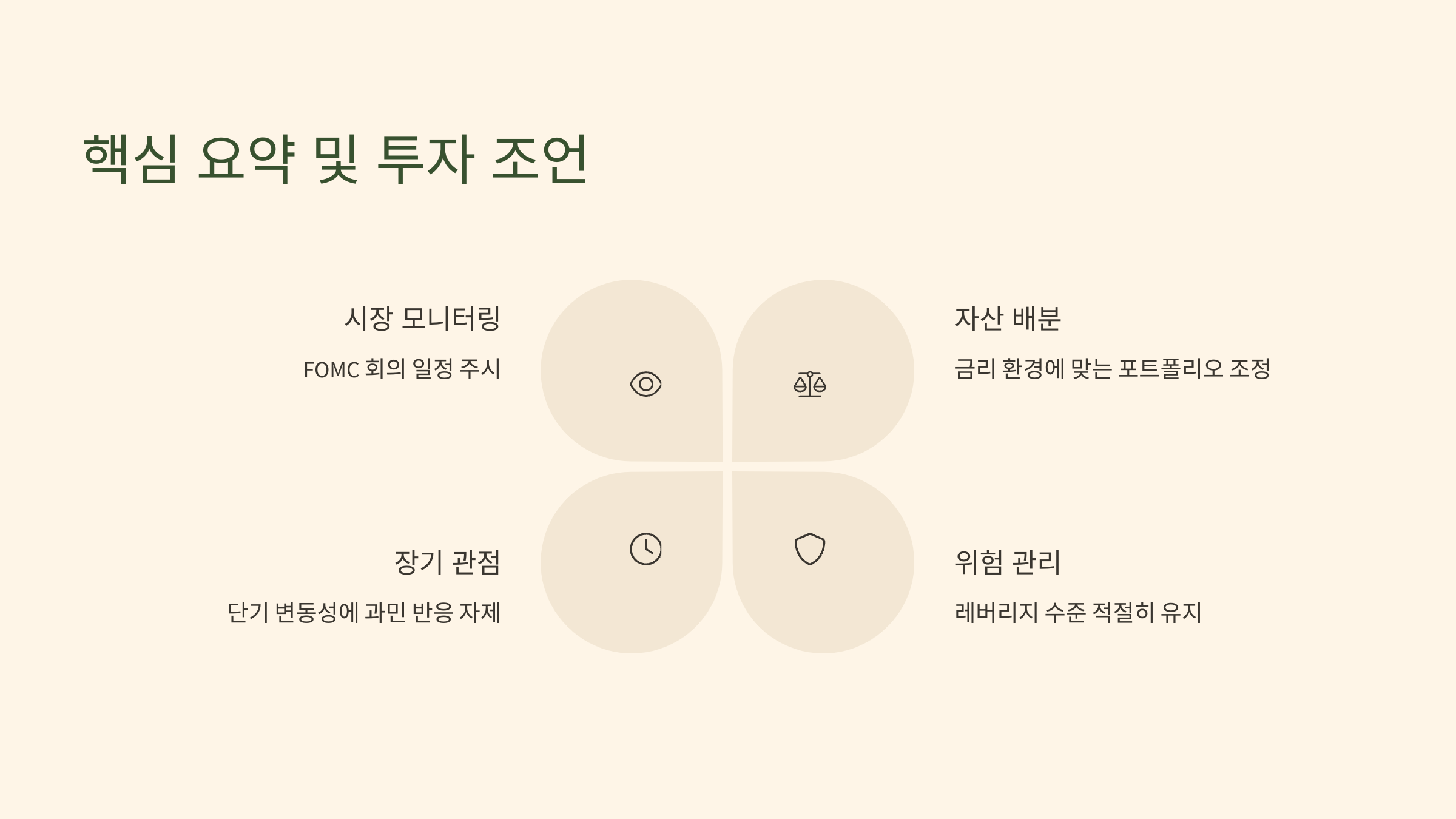 핵심 요약 및 투자 조언