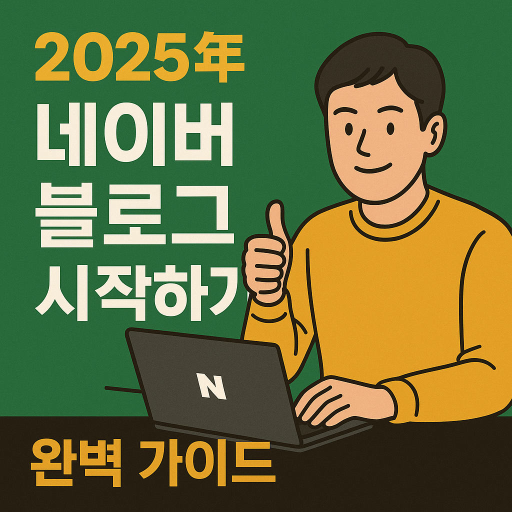 2025년 네이버ㅓ 블로그 시작하기 완벽가이드