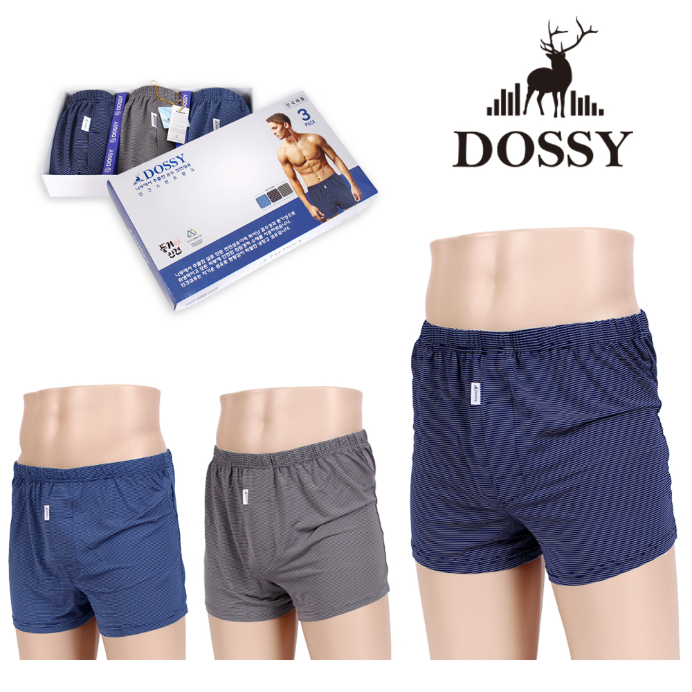 국산 풍기인견 남자팬티 남성팬티 스판트렁크 3종세트