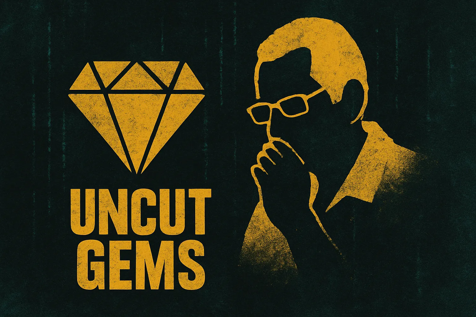 영화 언컷 젬스 일러스트 이미지