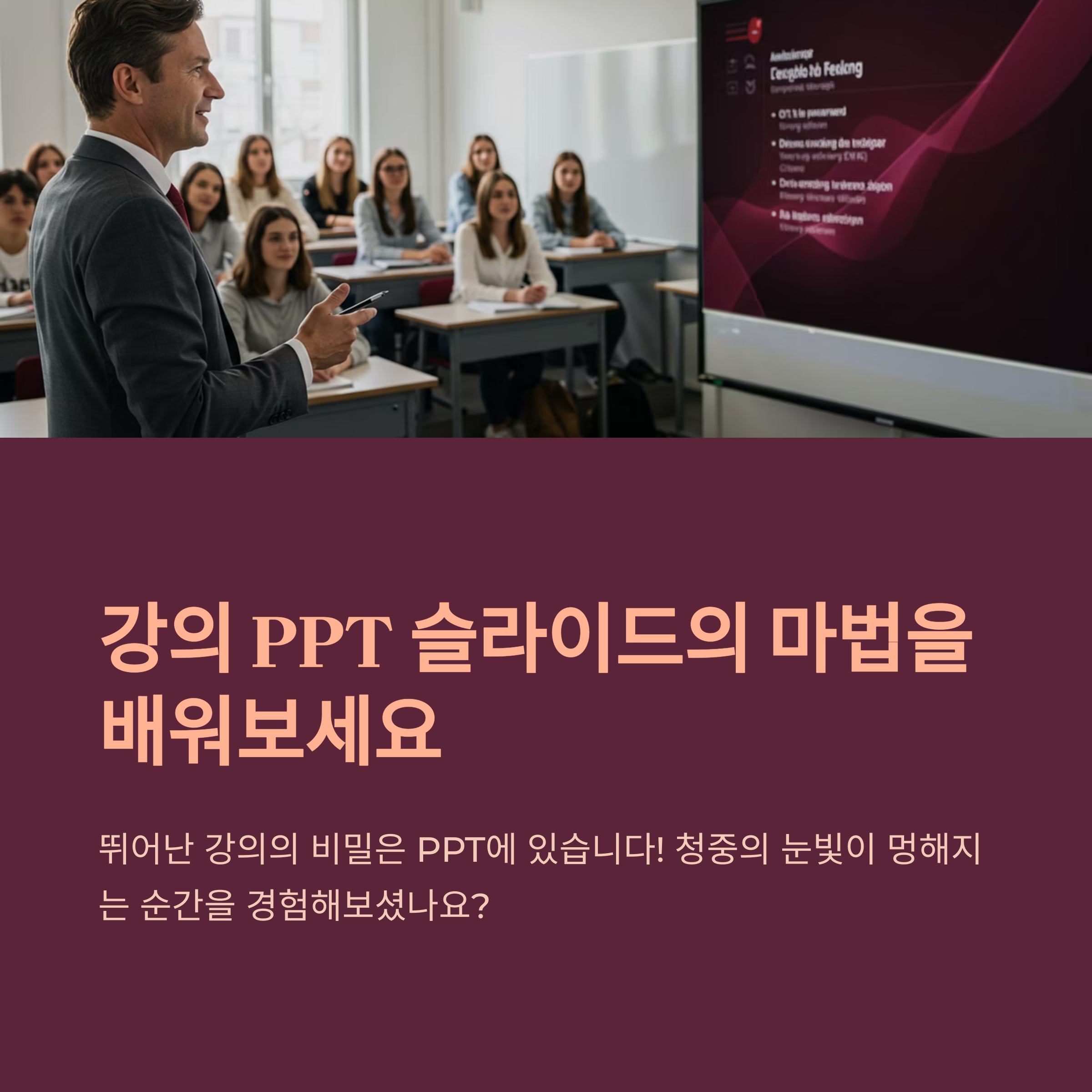 현직 강사가 알려주는 강의 PPT 슬라이드 구성 전략 완벽 가이드