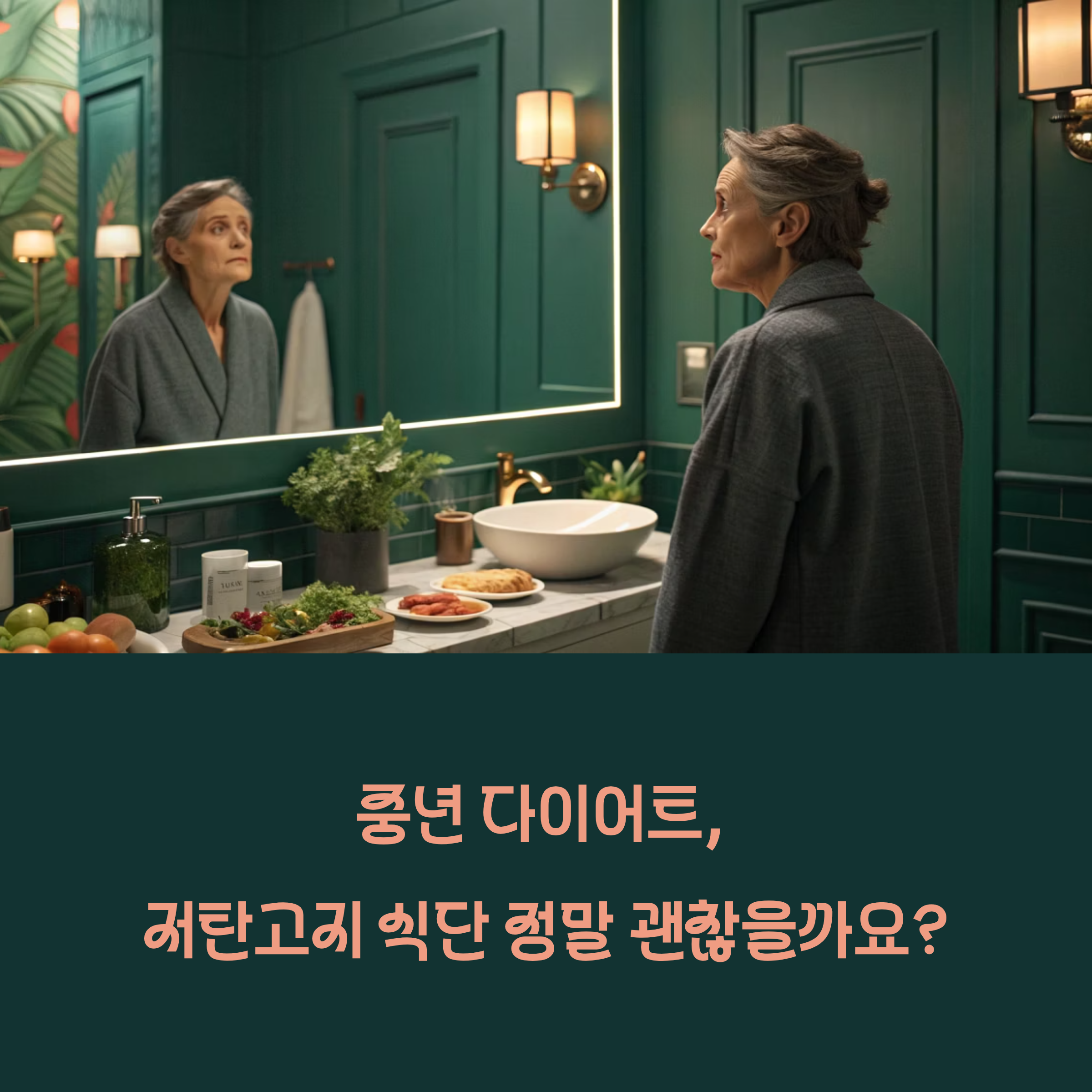 중년 다이어트, 저탄고지 식단이 위험한 진짜 이유와 해결책