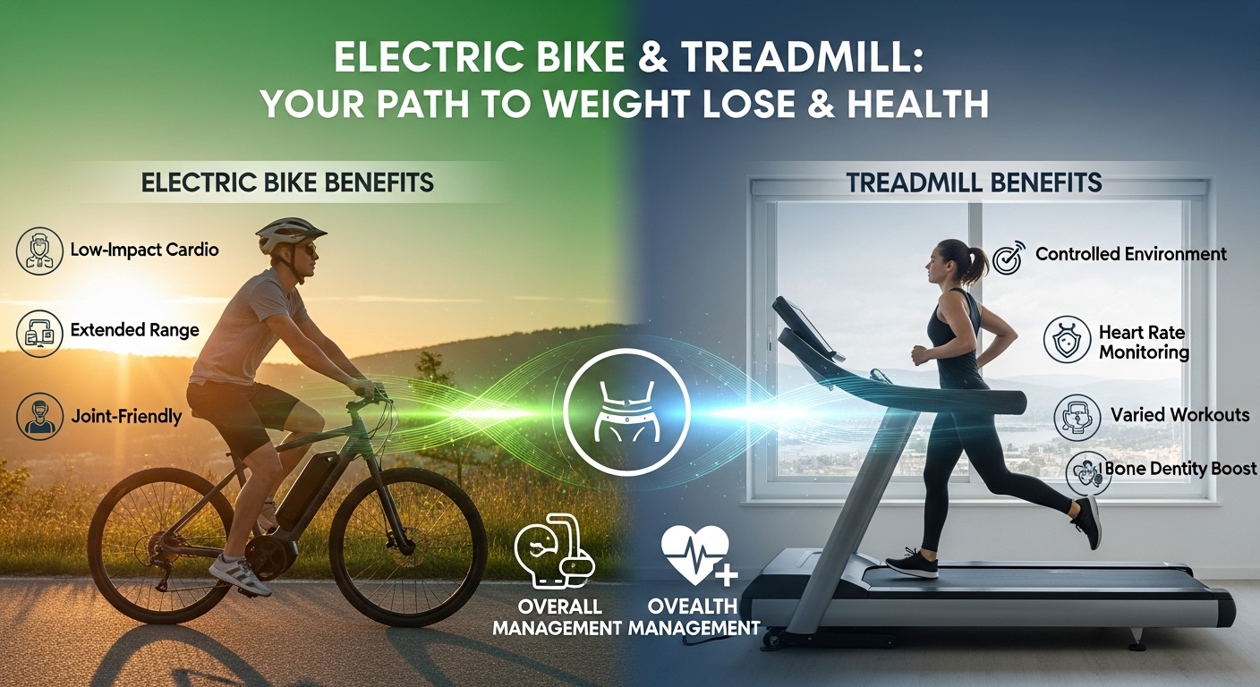 전기자전거와 런닝머신 운동차이