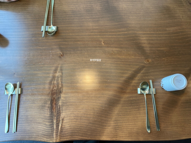 동탄 호수공원 맛집 오선 동탄 라크몽 - 기본 세팅