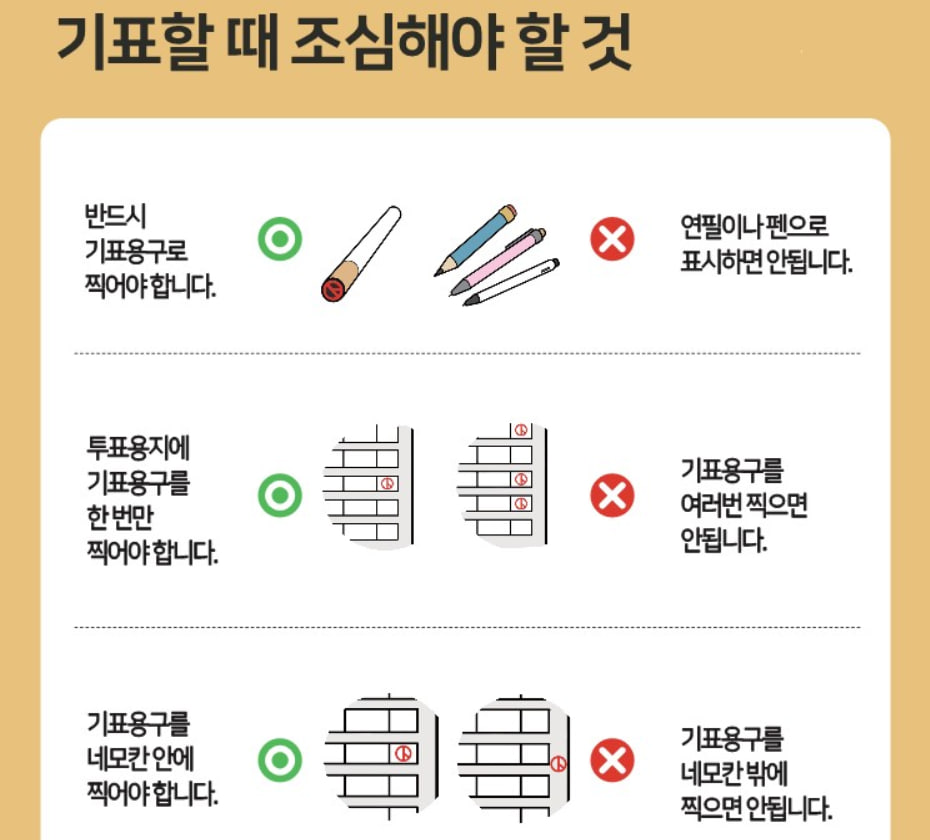 제22대 국회의원 사전투표일 및 선거일 투표소 찾는 방법 